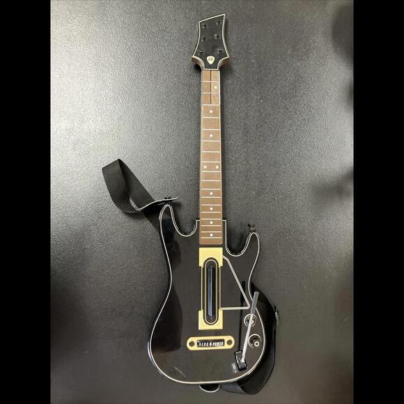 Guitar Hero Power Activision Wireless Guitar With Strap Xbox 360 PS3 - NO DONGLE - Picture 1 of 6